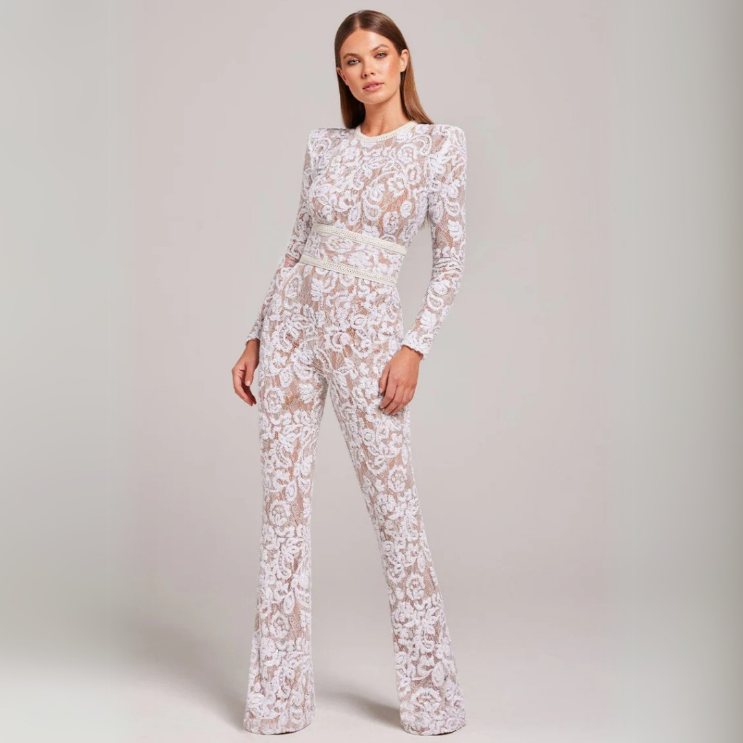 Paolina | Elegante tuta in pizzo