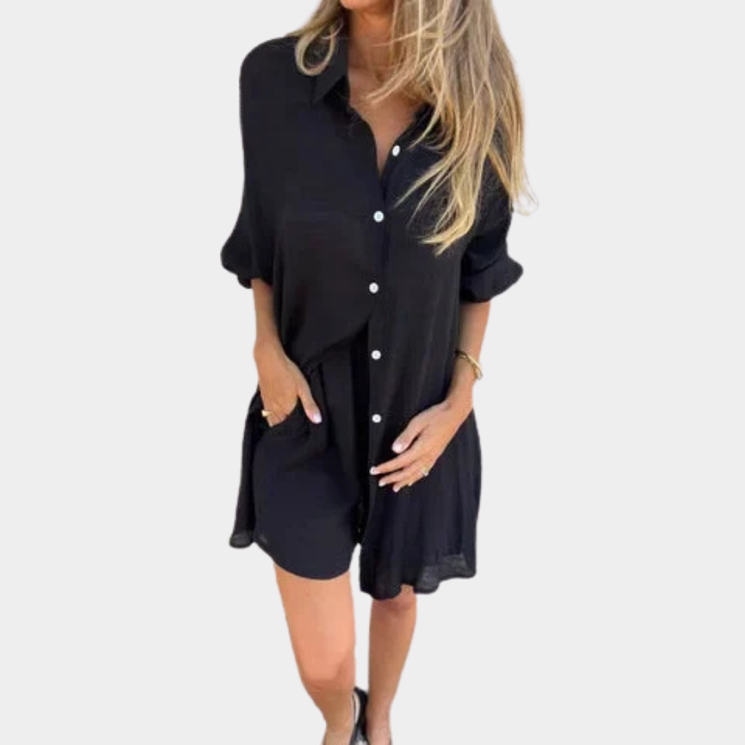 Simona | Set coordinato 2 pezzi estivo fatto a mano