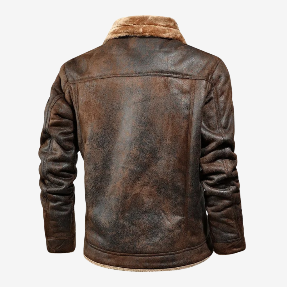 Vicenzo™ | Giacca in Pelle Calda e Versatile