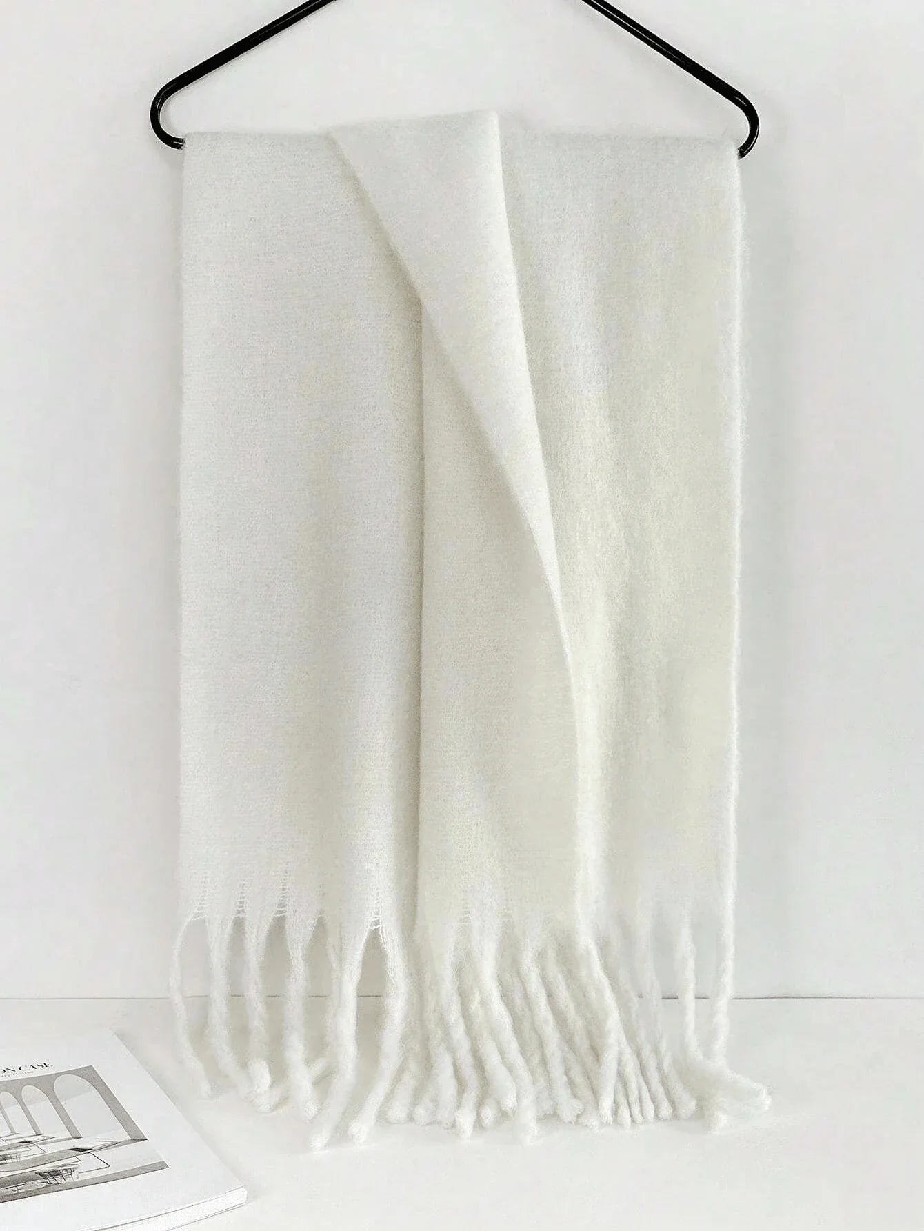 Marilena | Sciarpa Invernale di Lusso in Cashmere con Frange Classiche