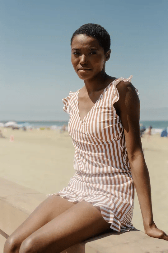 Sophie | Costume da bagno elegante con volant e reggiseno integrato