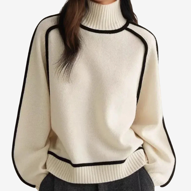 Celia™ | Maglione a Collo Alto in Morbida Maglia