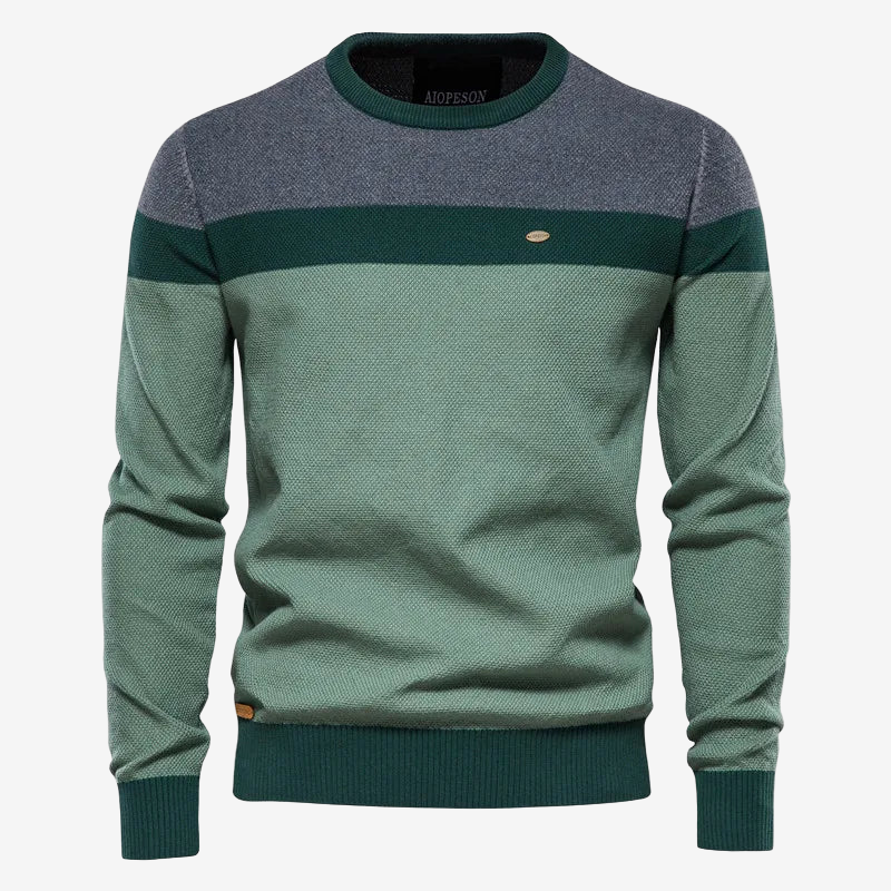 Emilio™ | Maglione classico in cotone lavorato a maglia
