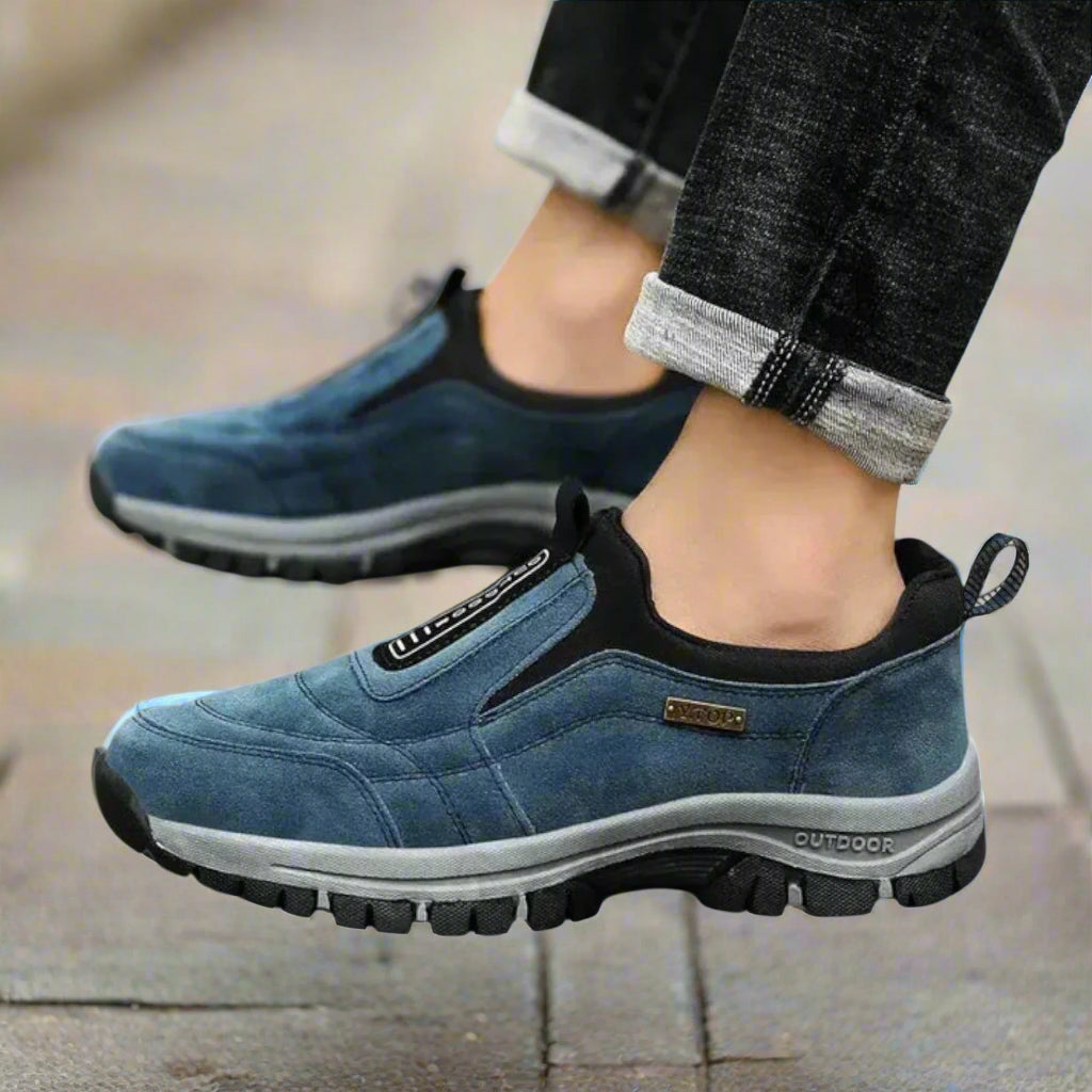 Leone™ | Scarpe Ortopediche in Pelle Scamosciata Resistente