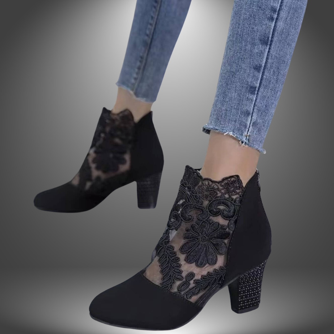 Isabel | Stivaletti Premium di Pizzo Artigianale