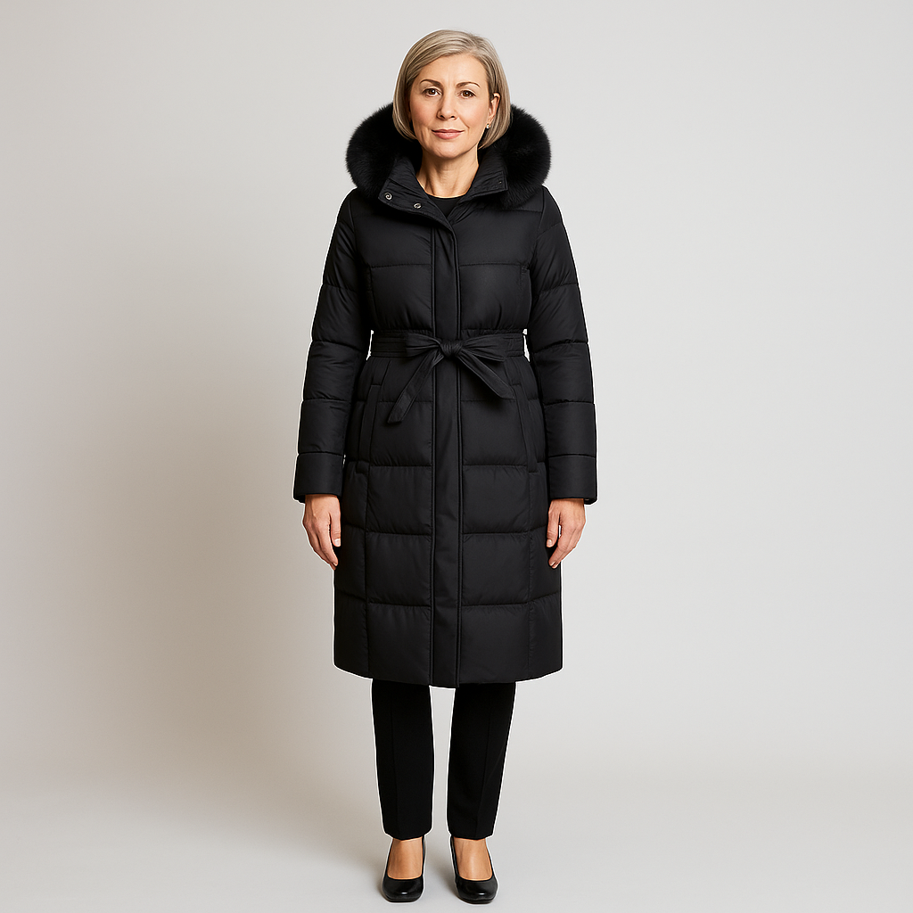 Loren™ | Cappotto invernale con pelliccia sintetica imbottita