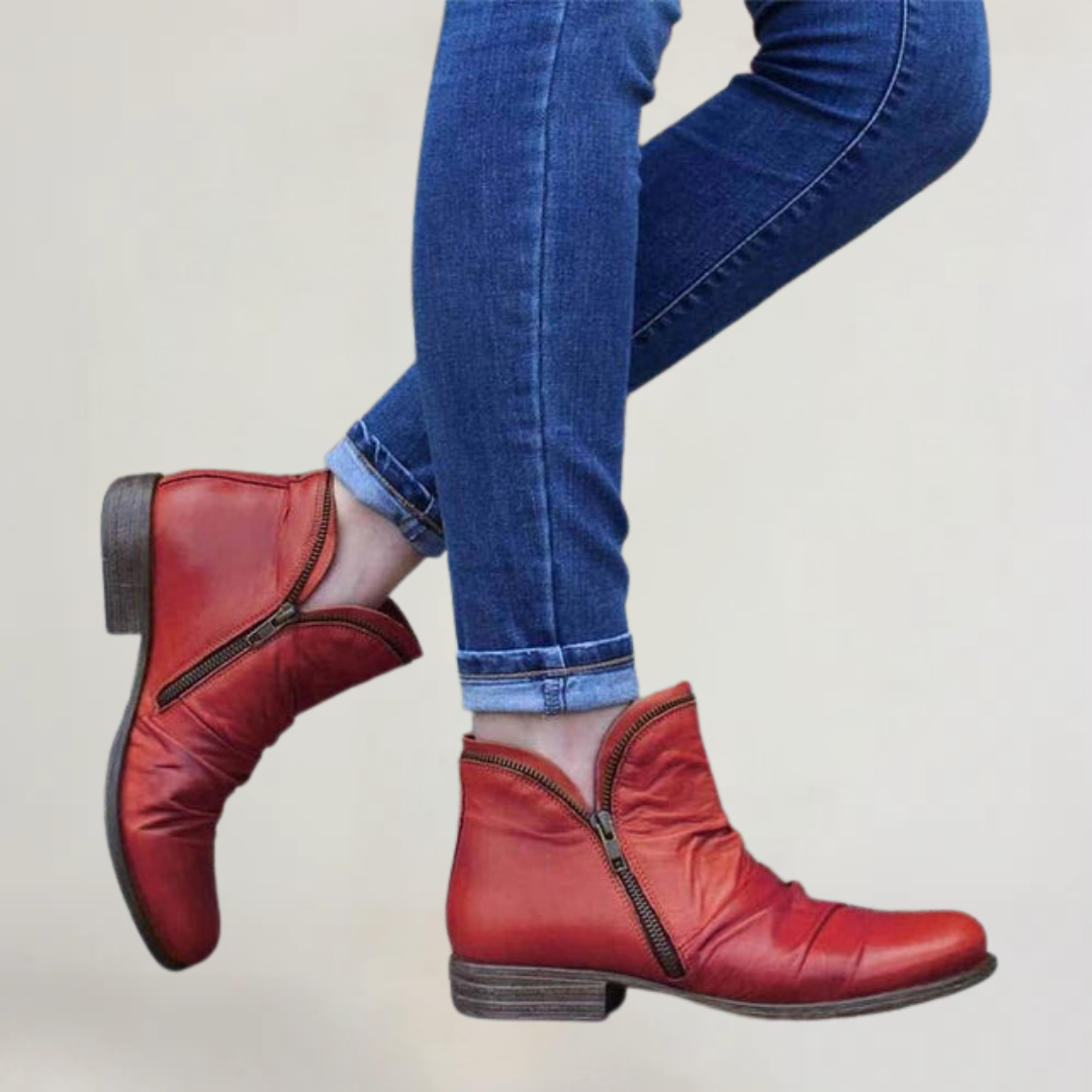 CARLA | STIVALI IMPERMEABILI CON CERNIERA E SUPPORTO ALLA CAVIGLIA