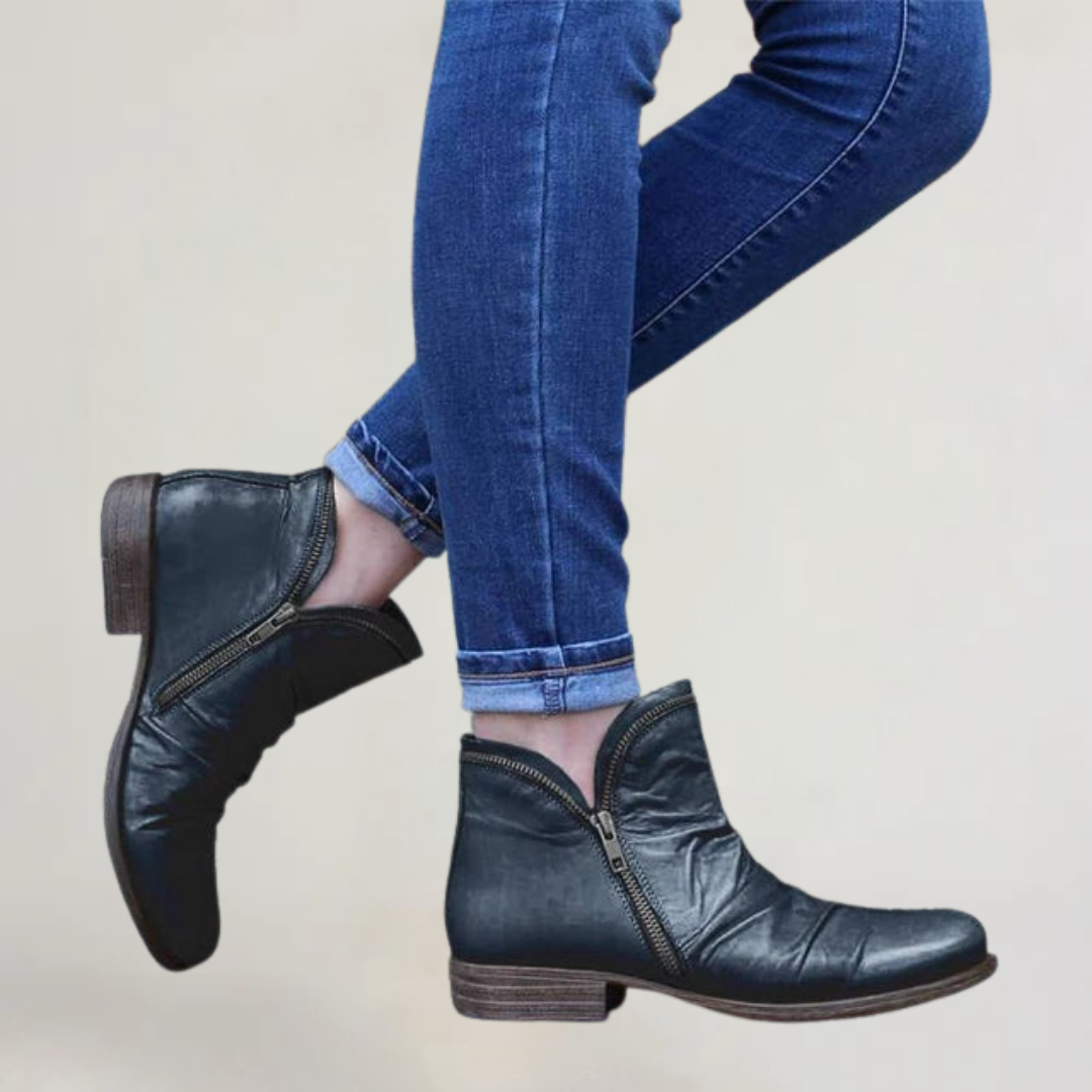 CARLA | STIVALI IMPERMEABILI CON CERNIERA E SUPPORTO ALLA CAVIGLIA