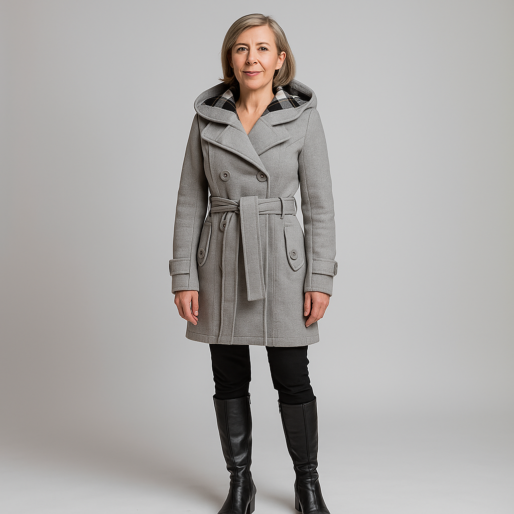 Loren™ | Cappotto invernale premium con cappuccio