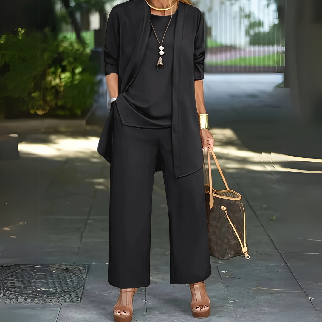 Macaria | Coordinato tre pezzi fatto a mano