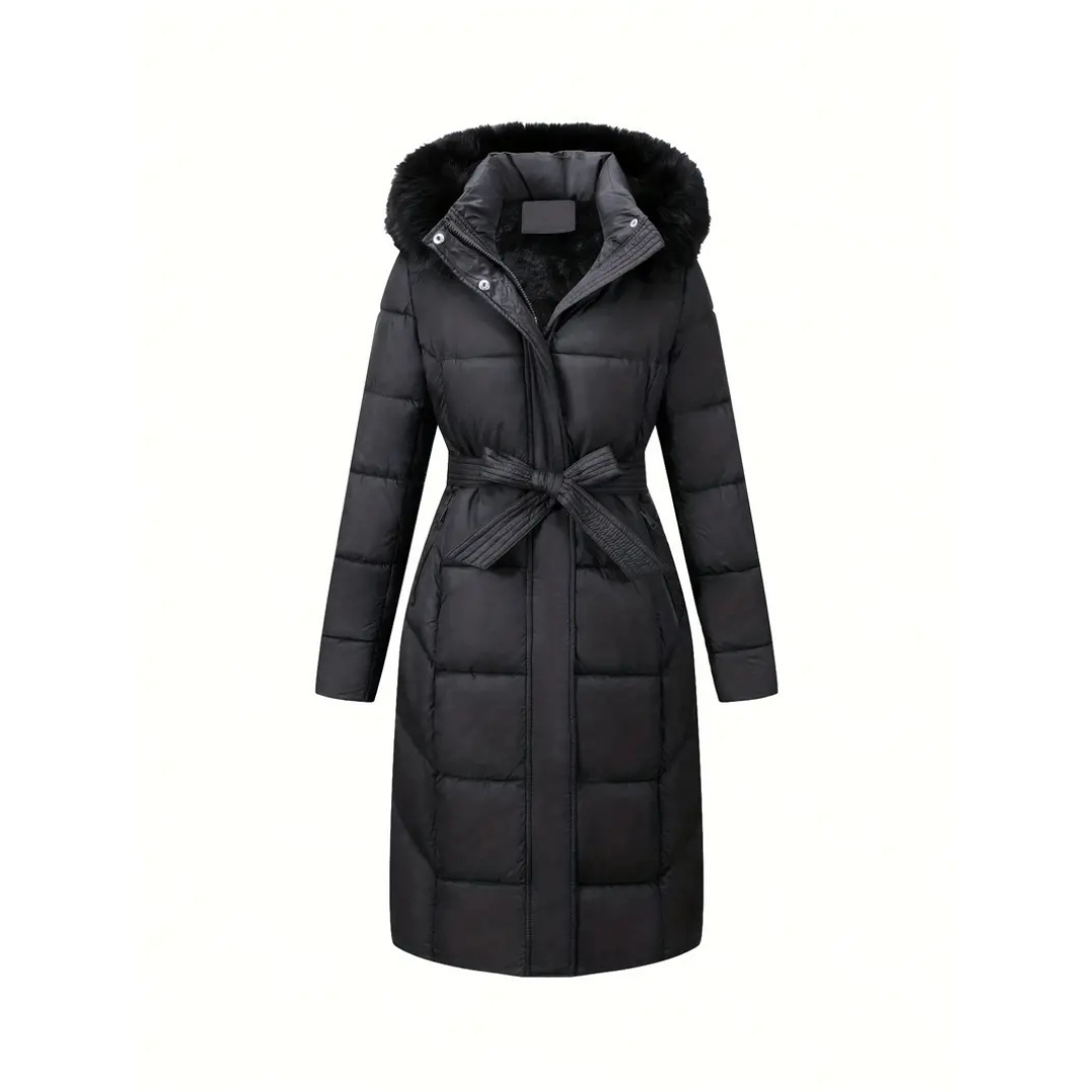 Loren™ | Cappotto invernale con pelliccia sintetica imbottita