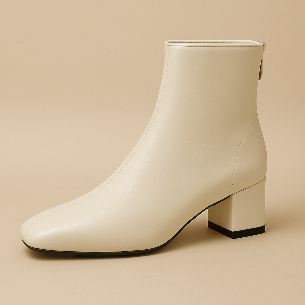 Marilena | Eleganti Stivaletti con Fodera Calda e Tacco