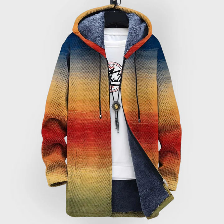 Velia™ | Cardigan con Cappuccio a Sfumature Luminescenti