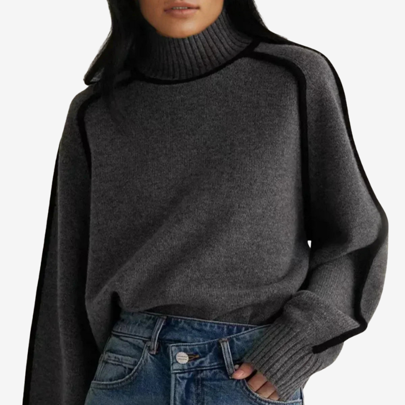 Celia™ | Maglione a Collo Alto in Morbida Maglia