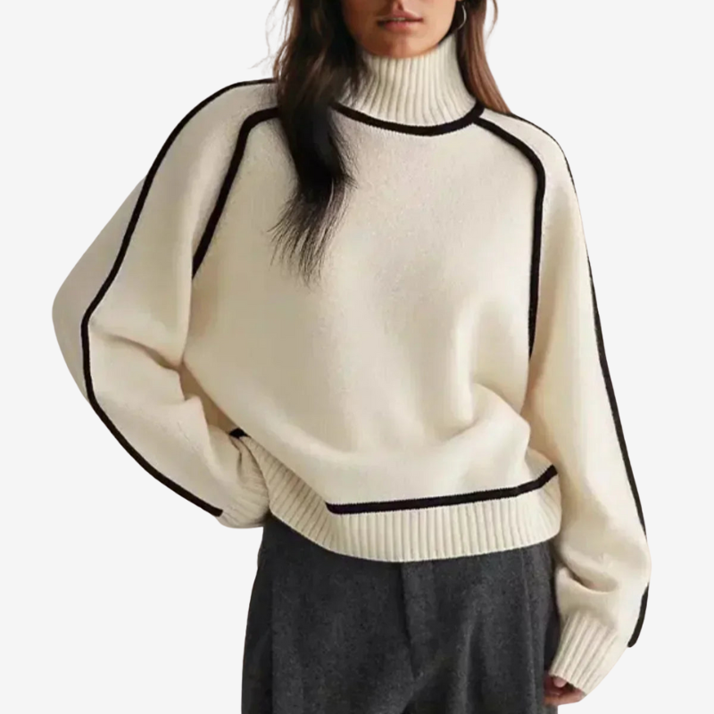 Celia™ | Maglione a Collo Alto in Morbida Maglia