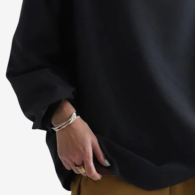 Celia™ | Top Casual con Collo Alto