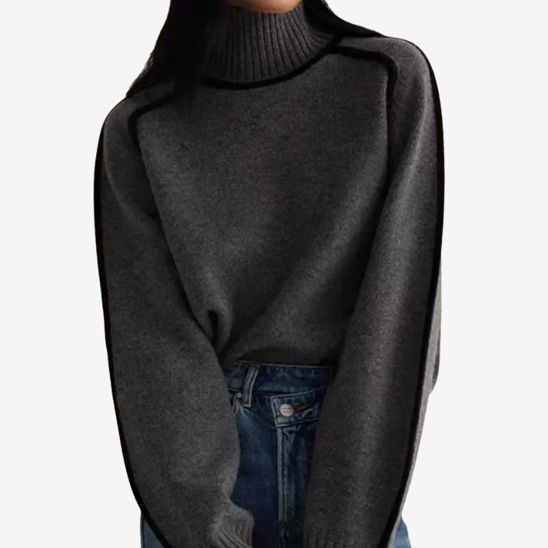 Celia™ | Maglione a Collo Alto in Morbida Maglia